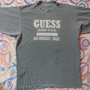 vintage 90s Guess L.A. distressed tee
